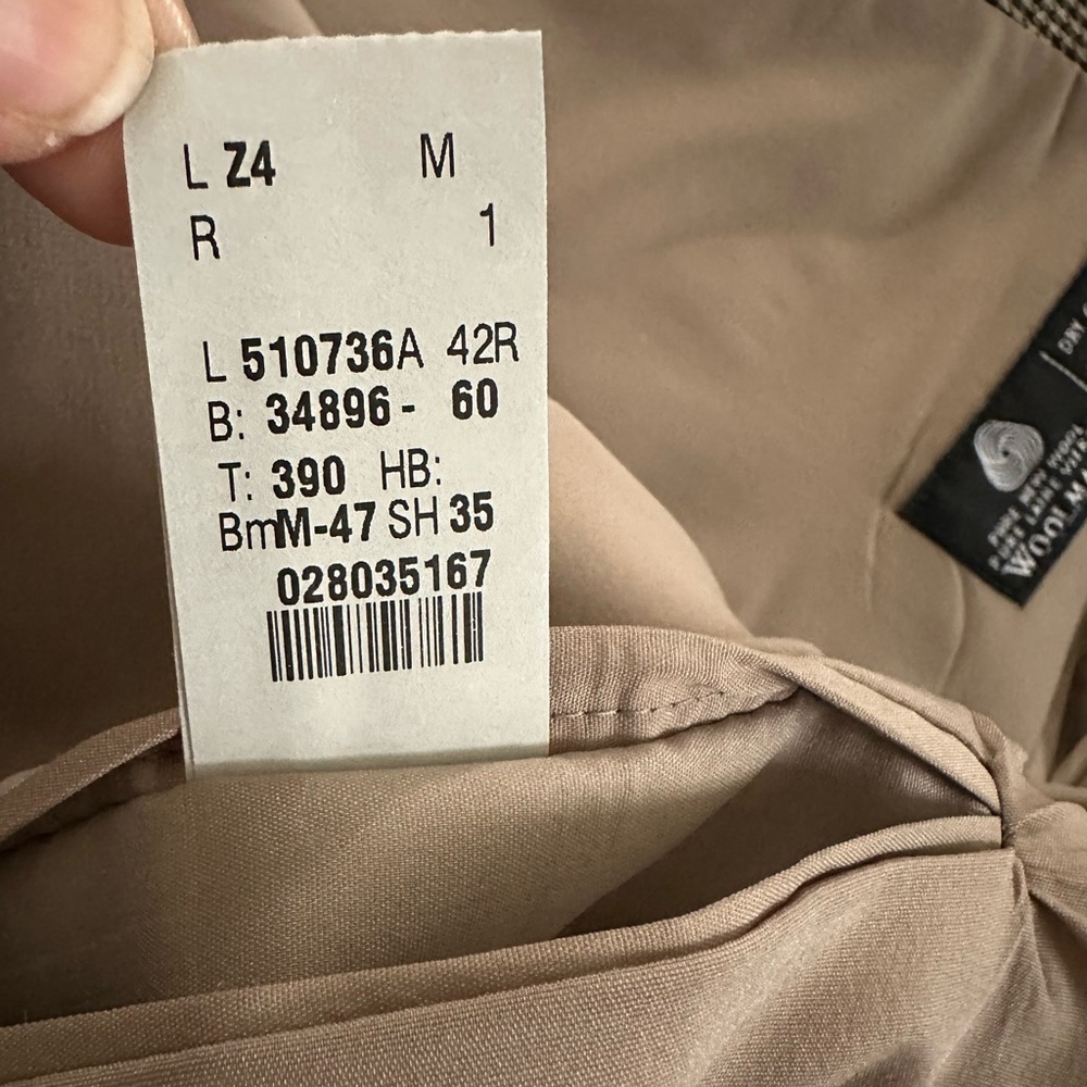 Lauren Ralph Lauren Classic Men's houndstooth Blazer Sz L wool classic timeless - Picture 5 of 8